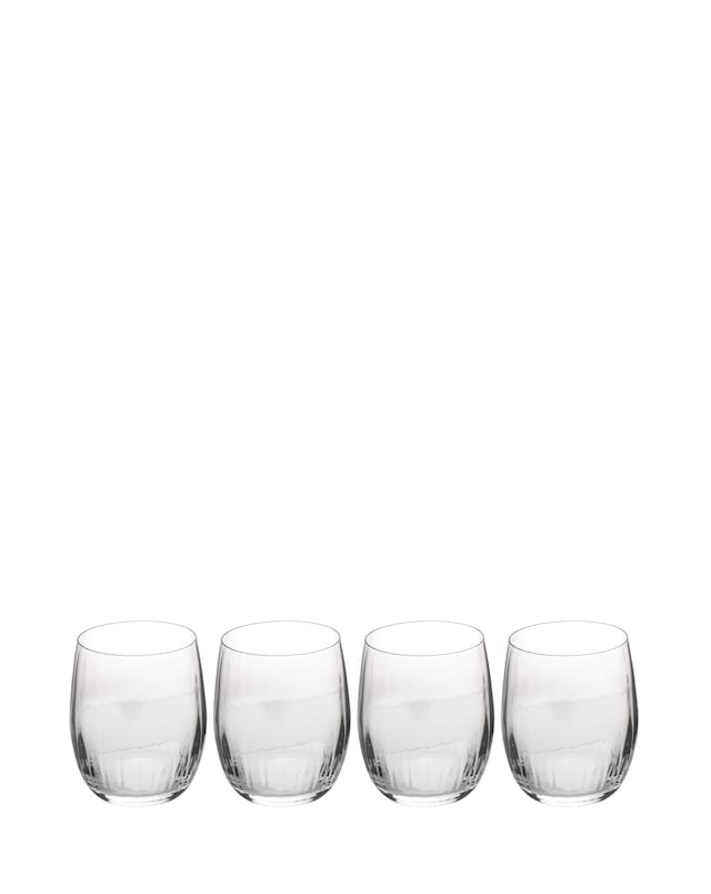 Mikasa Treviso Stemless Wine Glass Set