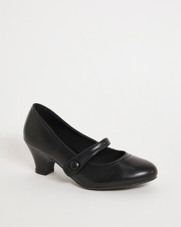Vallie Mary Jane Shoe - Wide Fit (E)