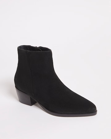 Sweetie Suede Leather Western Cowboy Boot - Extra Wide Fit (EEE)