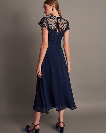Monsoon Lace Midi Bridesmaid Dress
