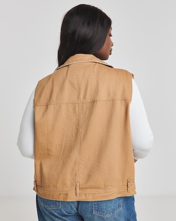 Tan Utility Gilet