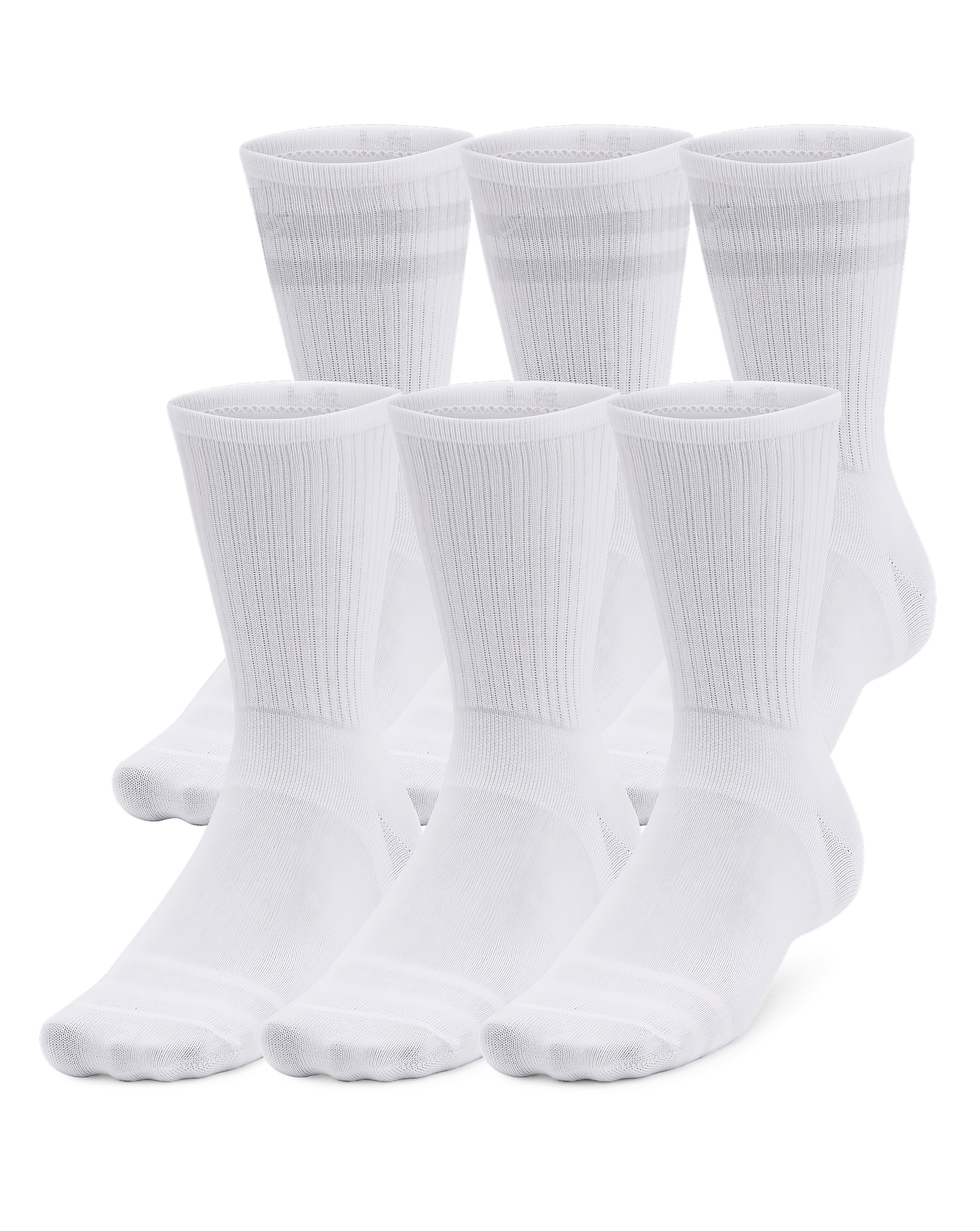 Under Armour Essential 6 Pack Crew Socks