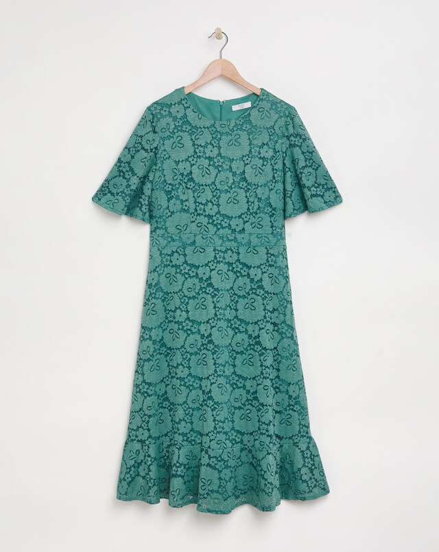 Joanna Hope Angel Sleeve Lace Dress
