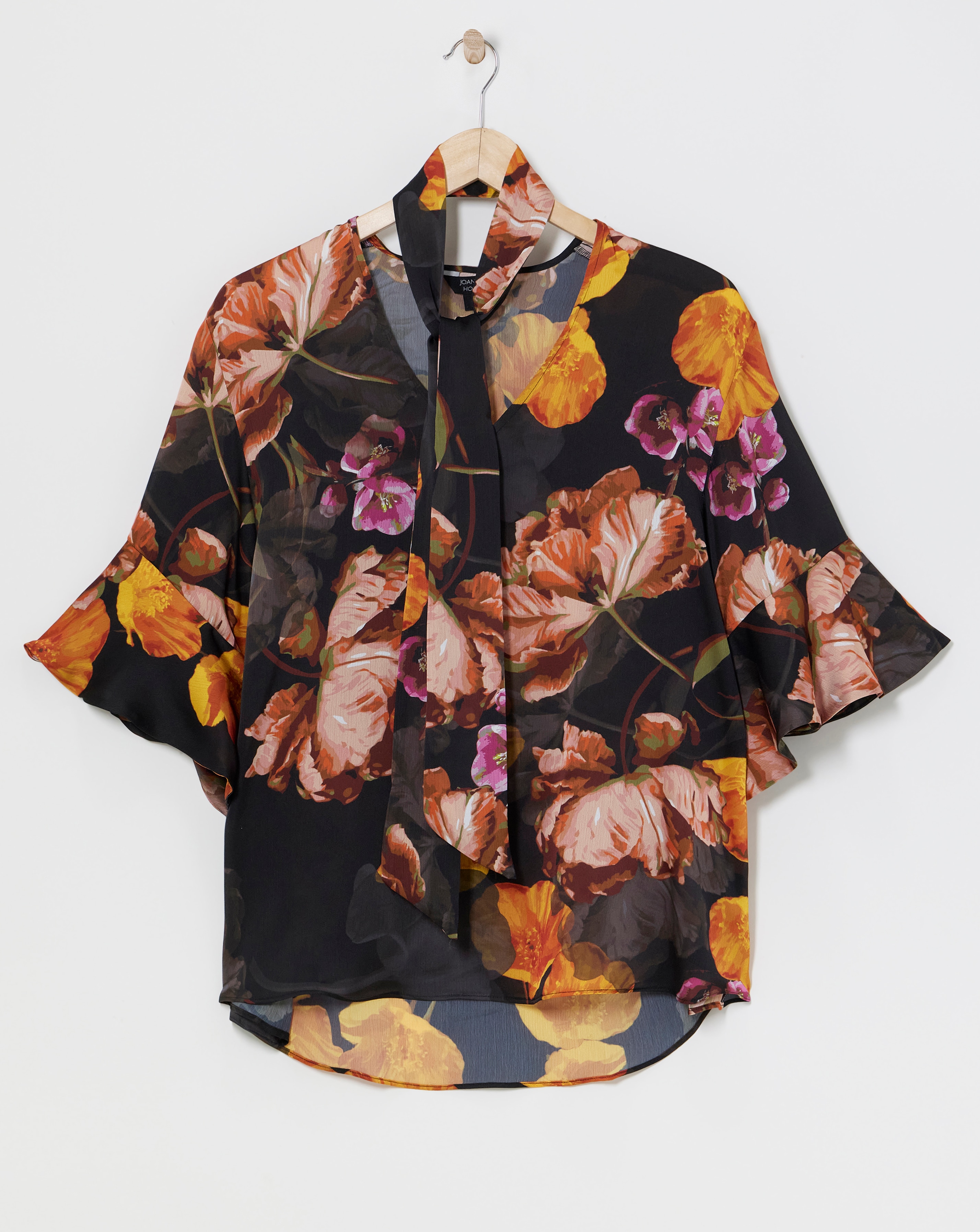 Joanna Hope Tie Neck Blouse