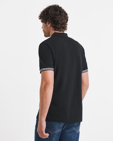 Tipped Pique Polo Long