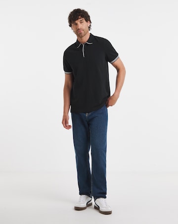 Tipped Pique Polo Long