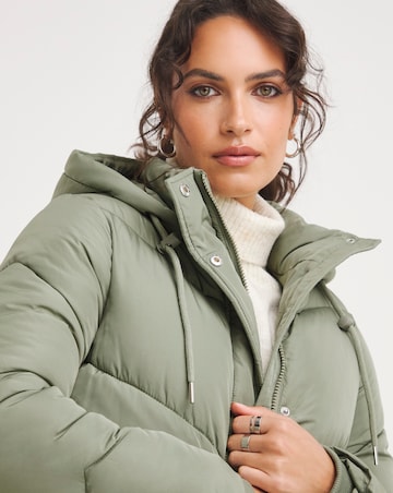 Sage Duvet Padded Coat
