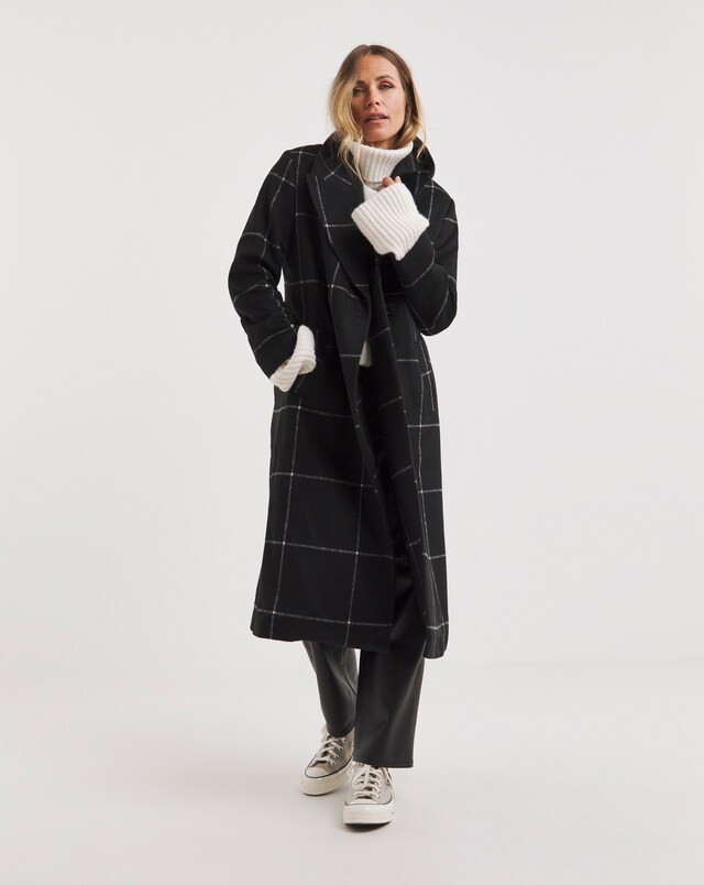 Anthology Check Coat