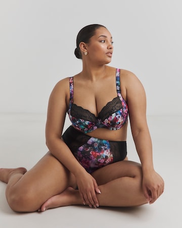 Elomi Lucie Plunge Wired Non Padded Bra Cherry Blos