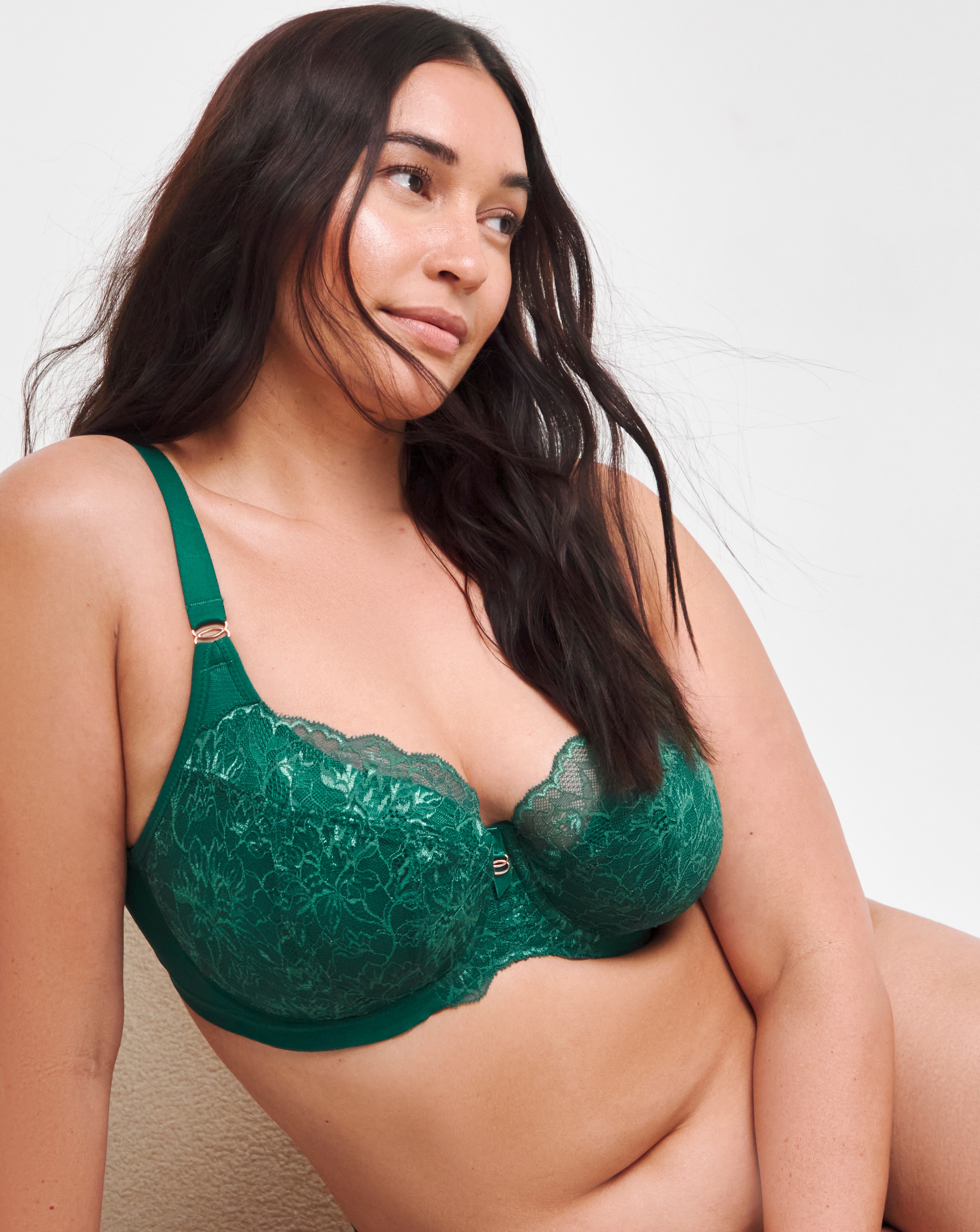 Elomi Brianna Padded Half Cup Bra Forest