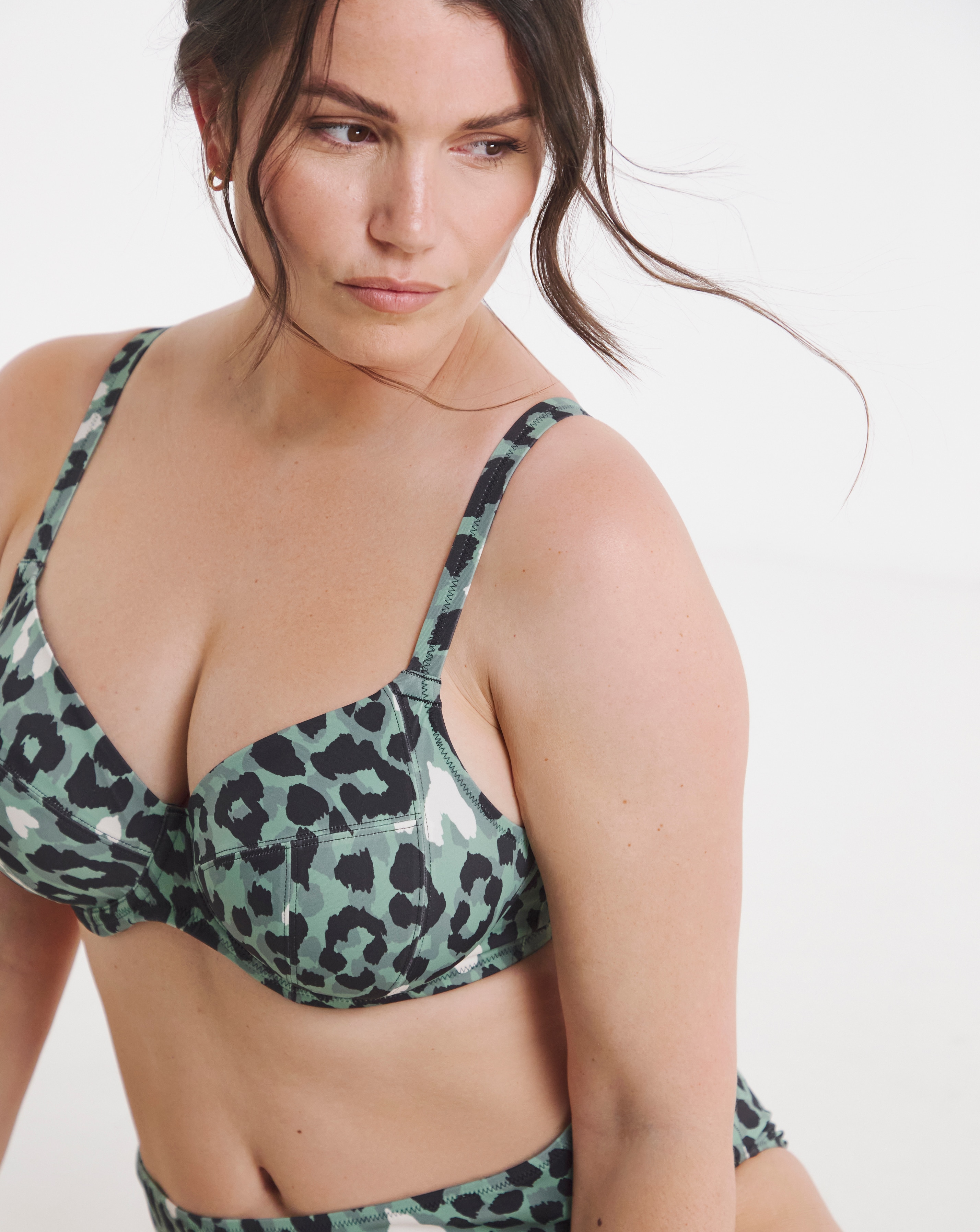 Elomi Jungle Bay Plunge Bikini Top