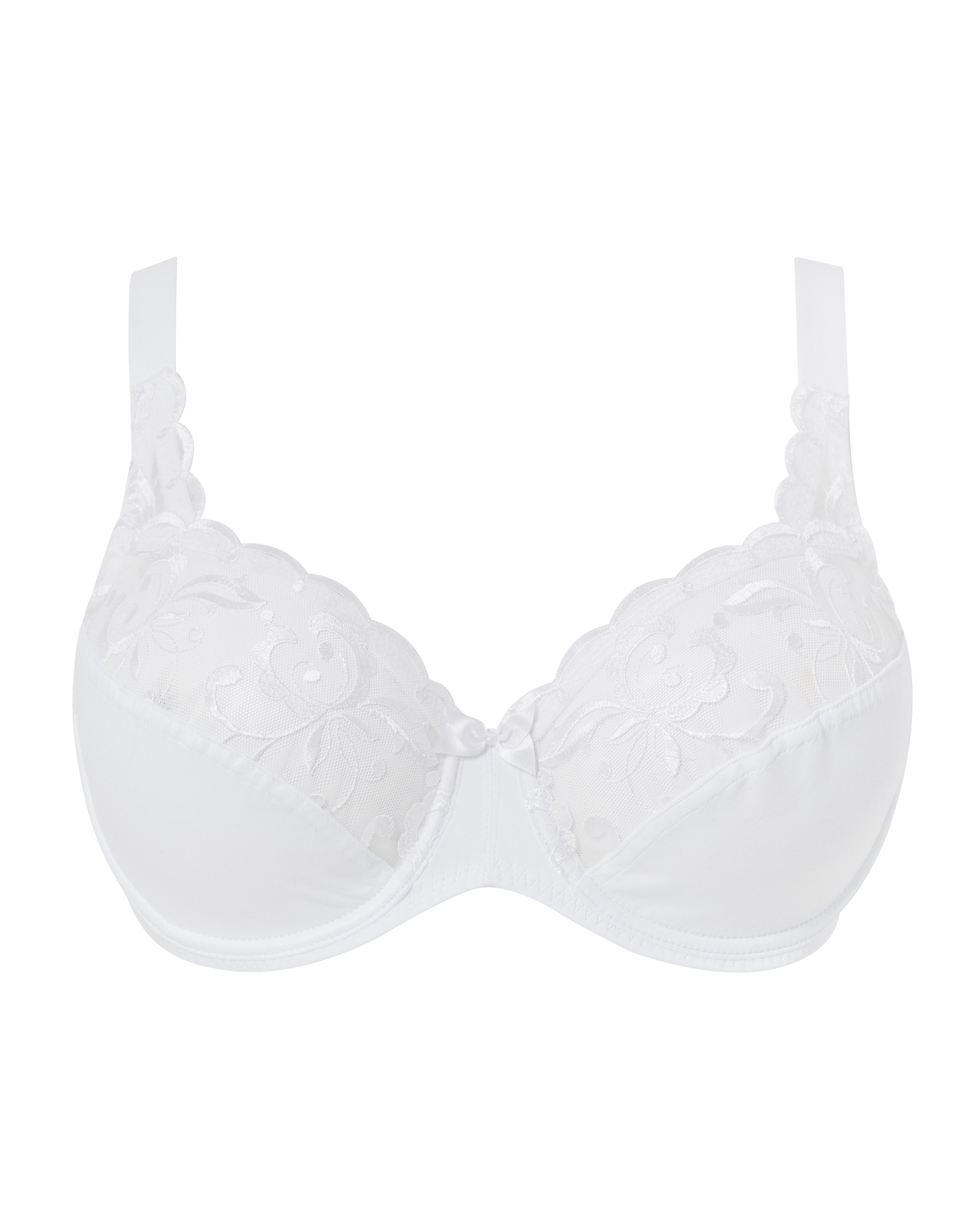 Playtex Flower Elegance Emb Bra White