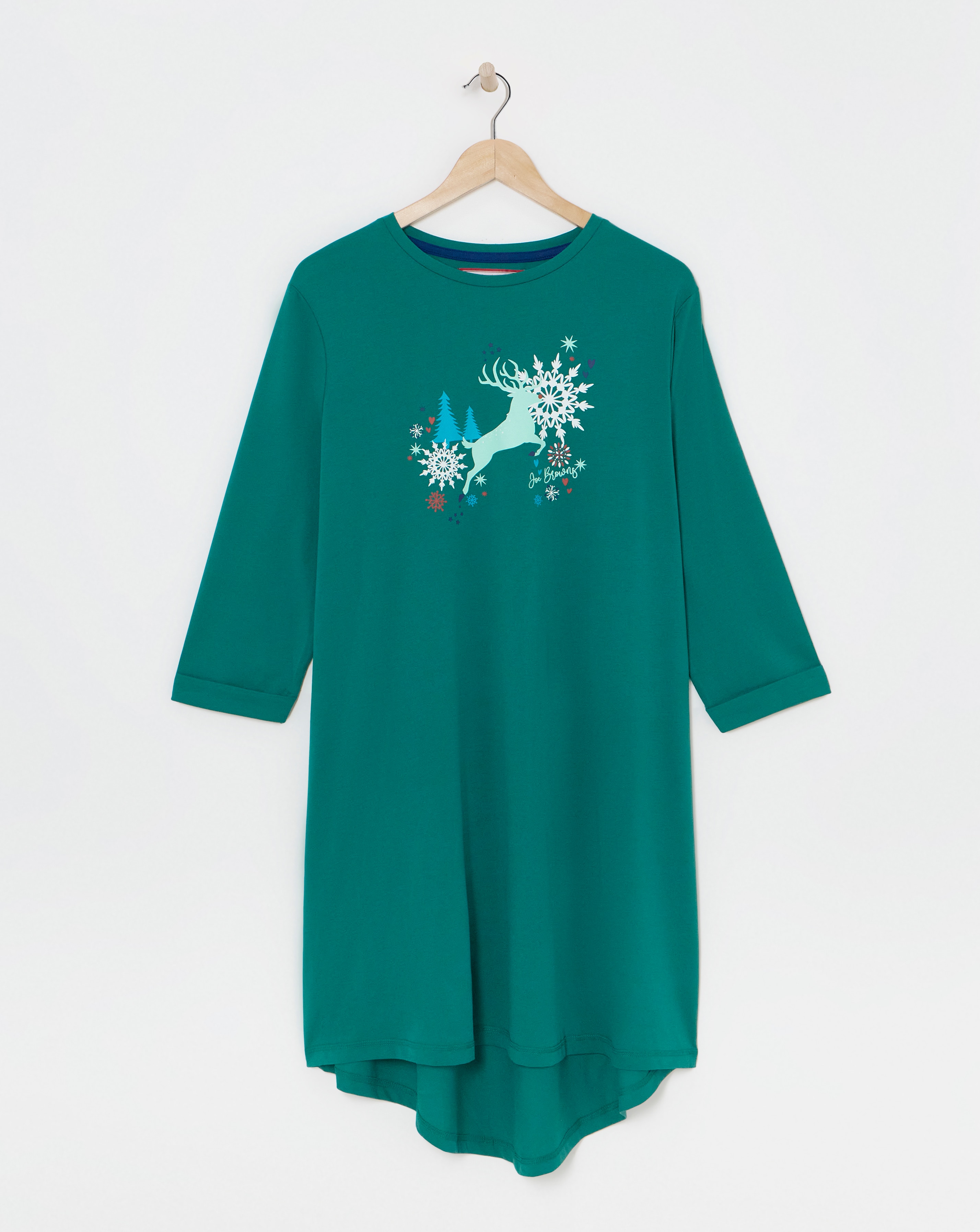 Joe Browns Christmas Nightie Dark Green