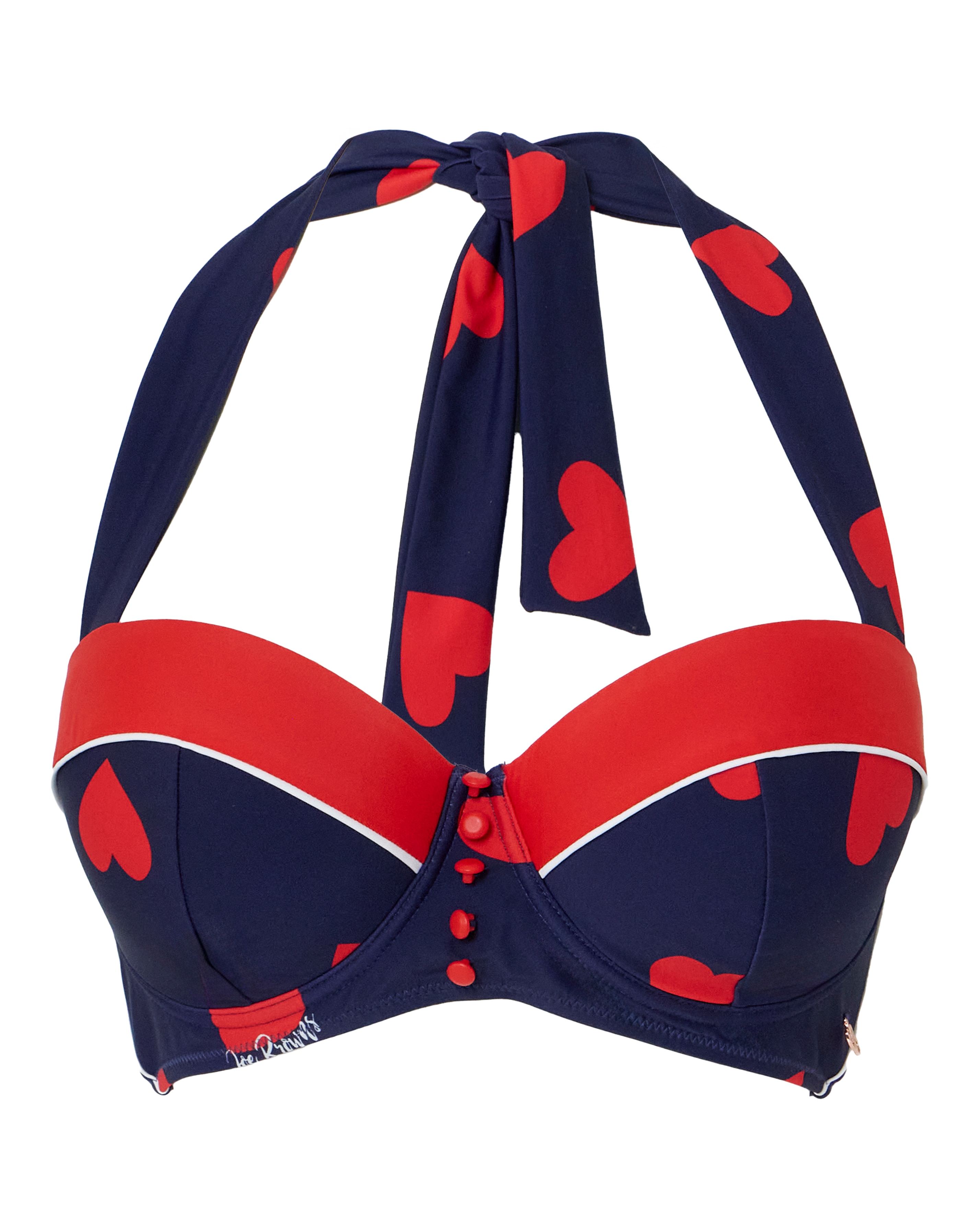 Joe Browns Retro Heart Bikini Top