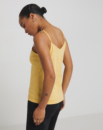 Simply Be Yellow Cami V Neck Vest