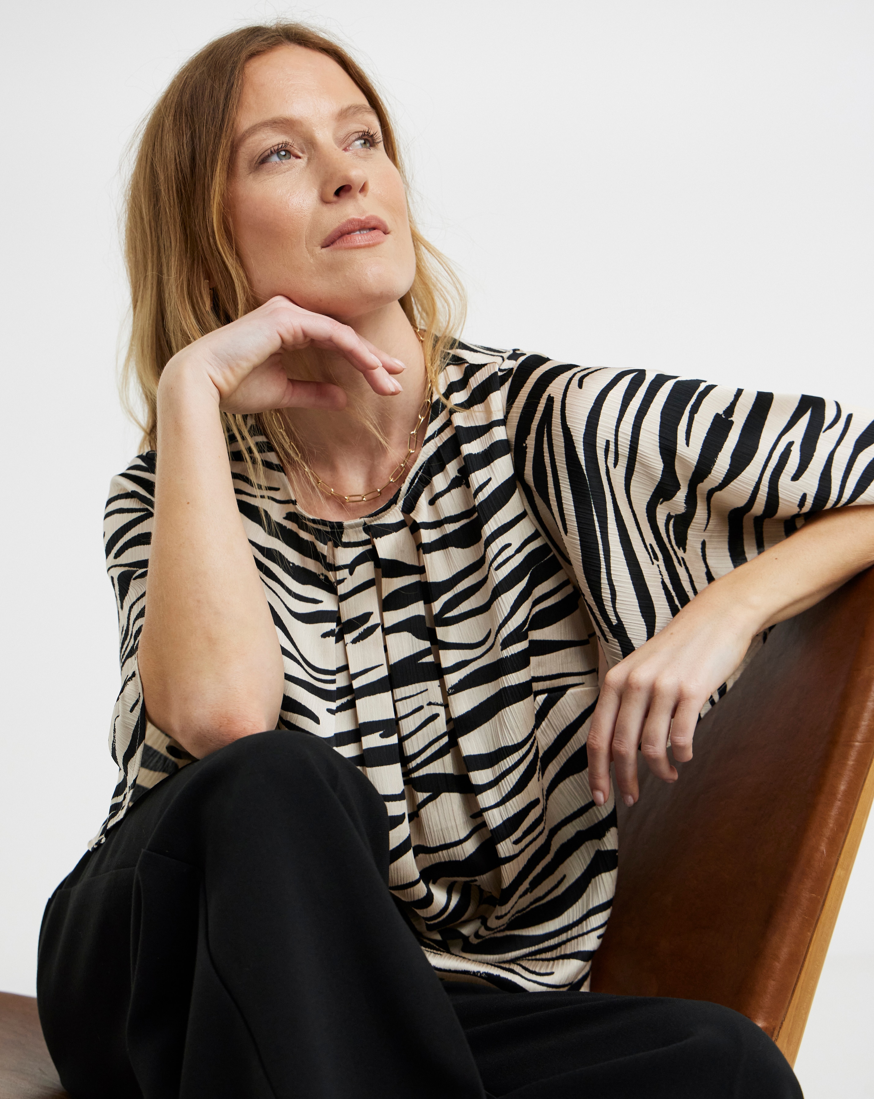 Angel Sleeve Satin Top