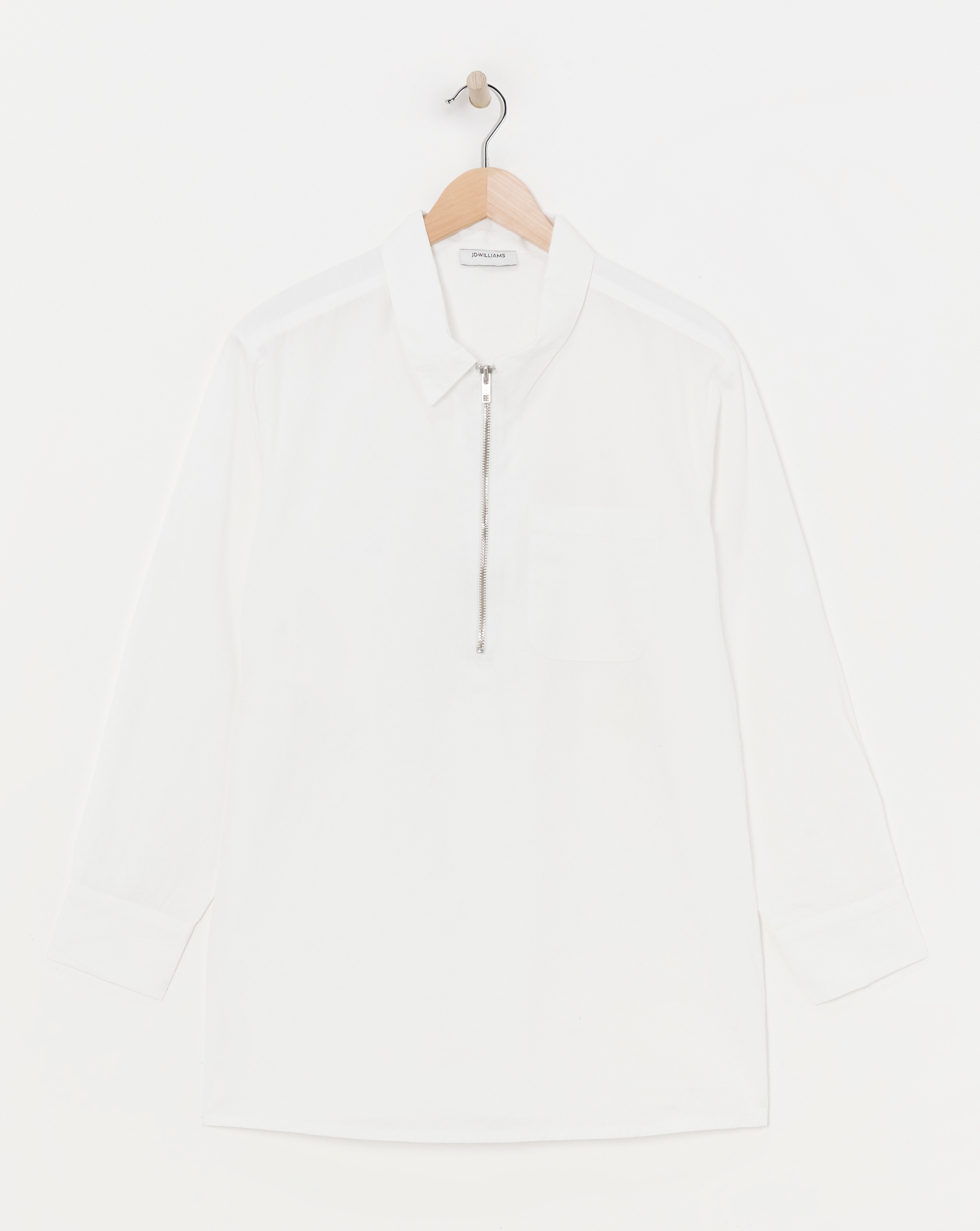 Zip Detail Shirt