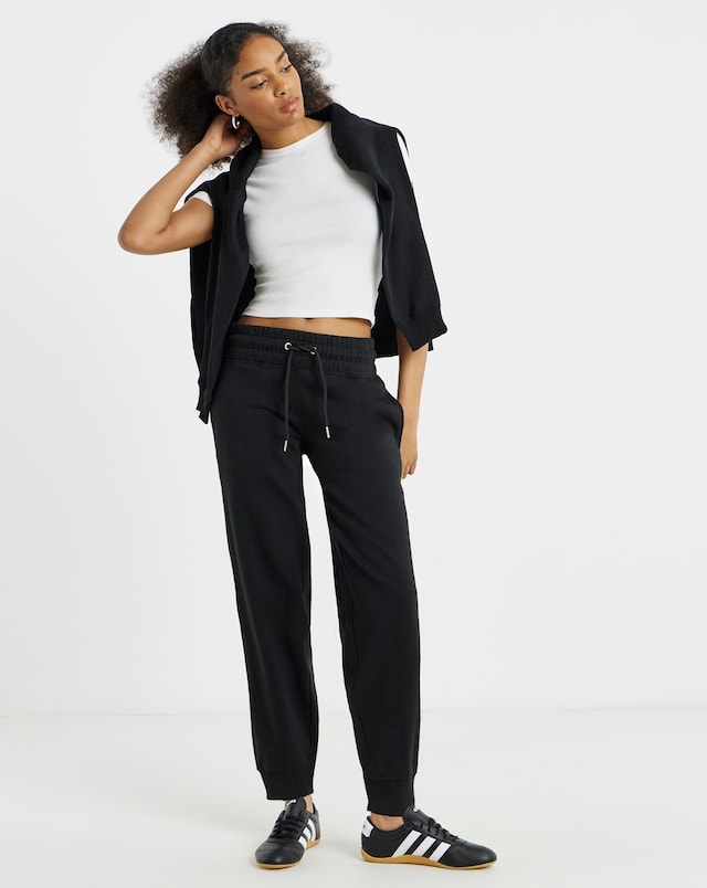 Black Core Joggers with Pockets