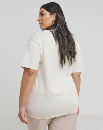 Ecru ACDC Ombre License T-Shirt