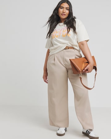 Ecru ACDC Ombre License T-Shirt