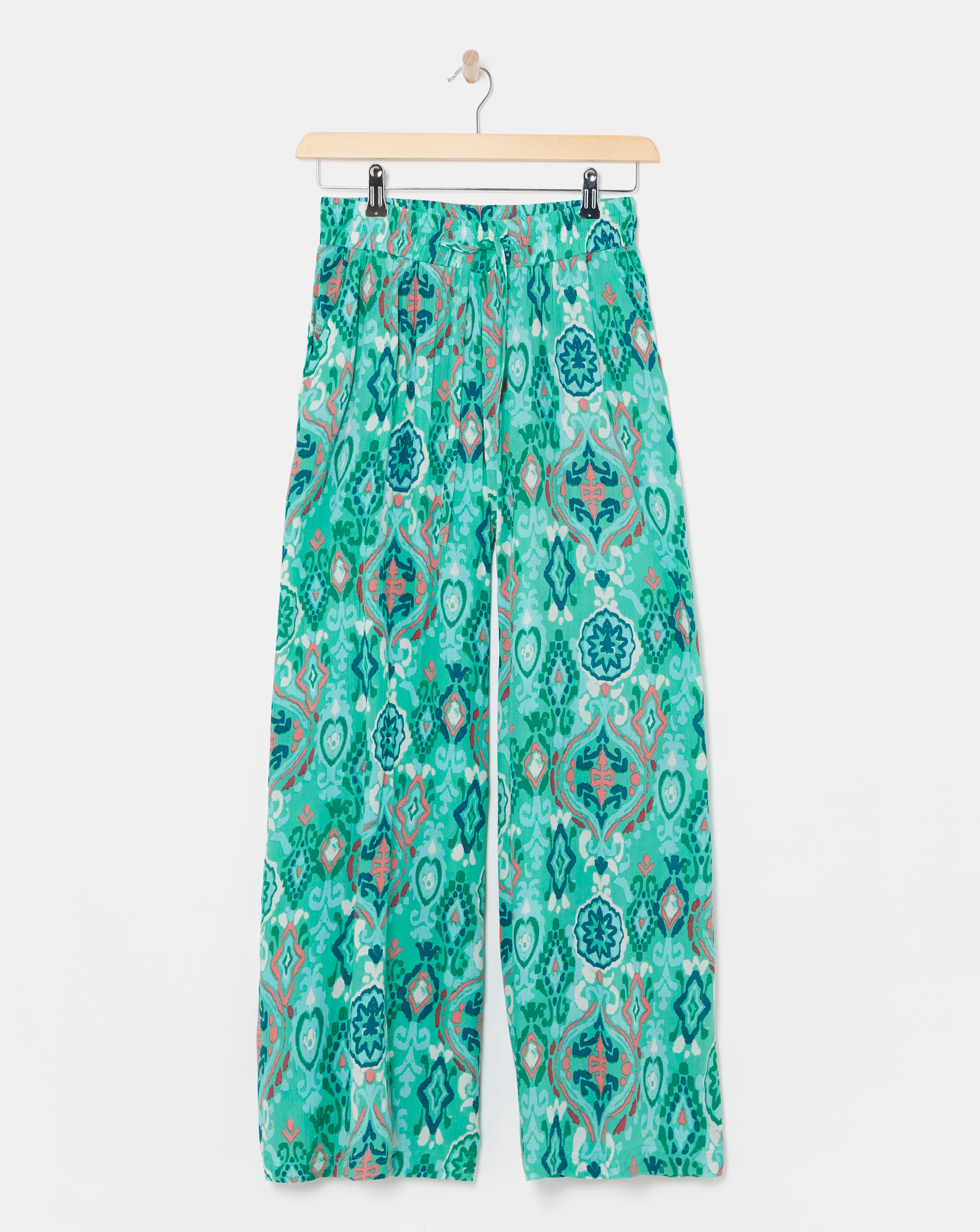 Crinkle Palazzo Trousers