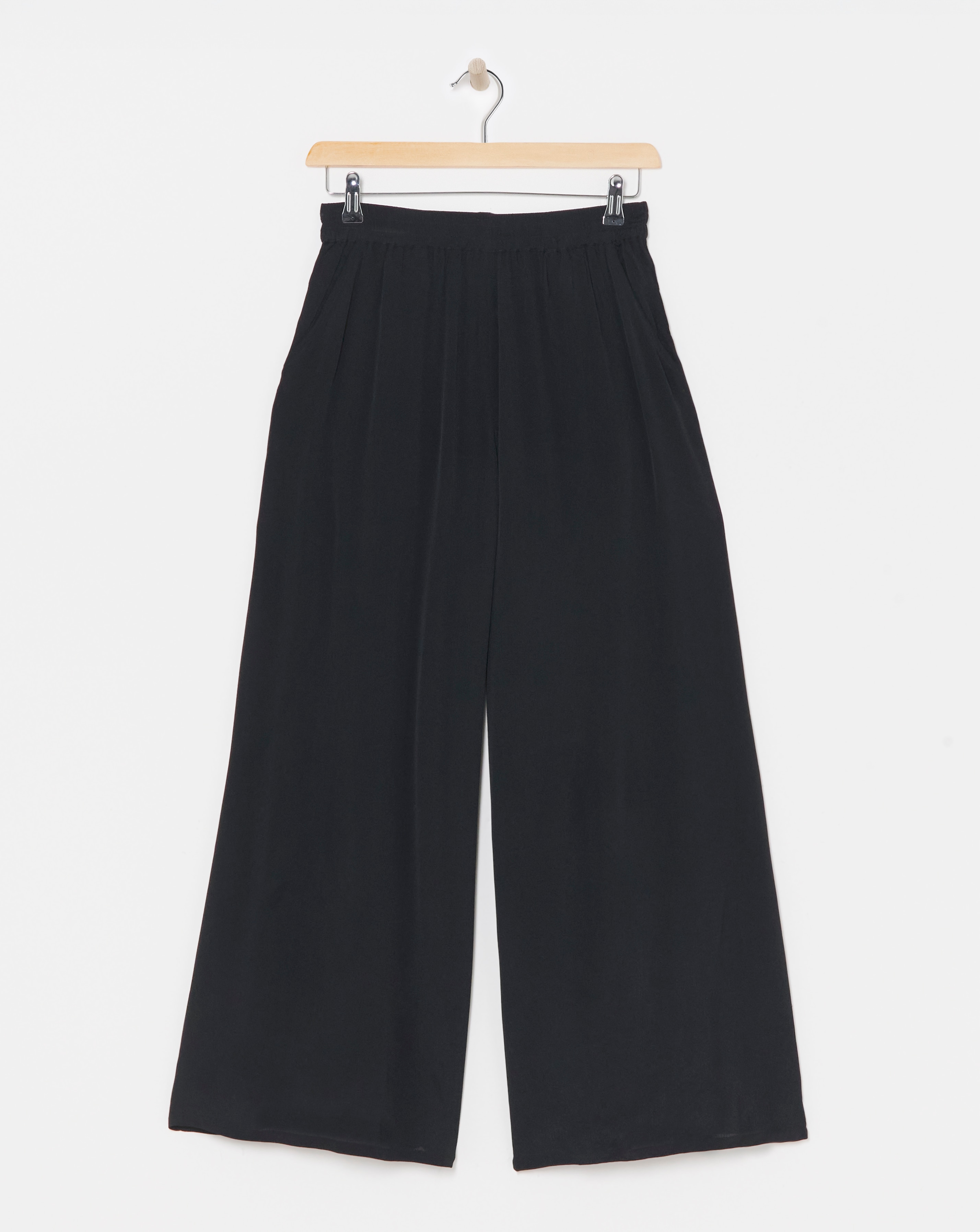 Viscose Moss Palazzo Trousers