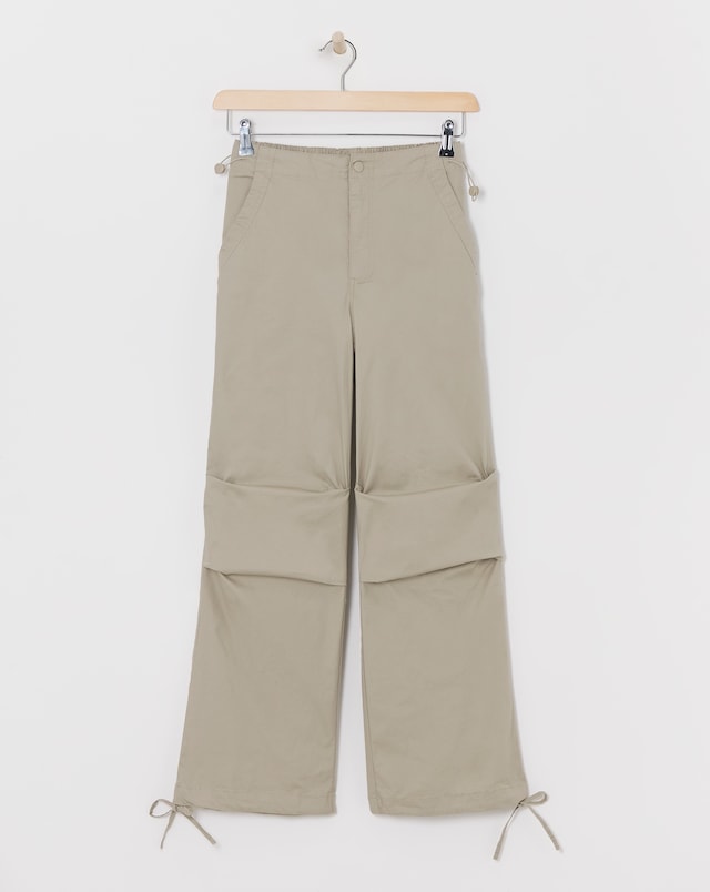 Stone Parachute Utility Trousers