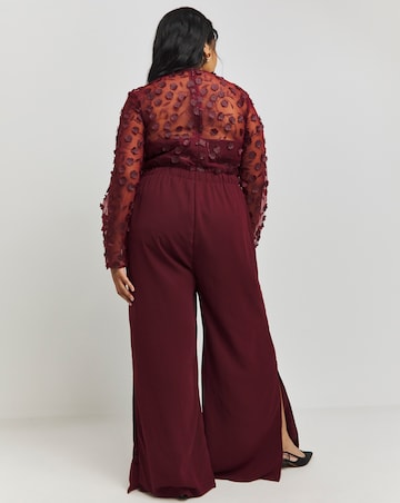 Chi Chi Sweetheart Petal Detailed Jumpsuit