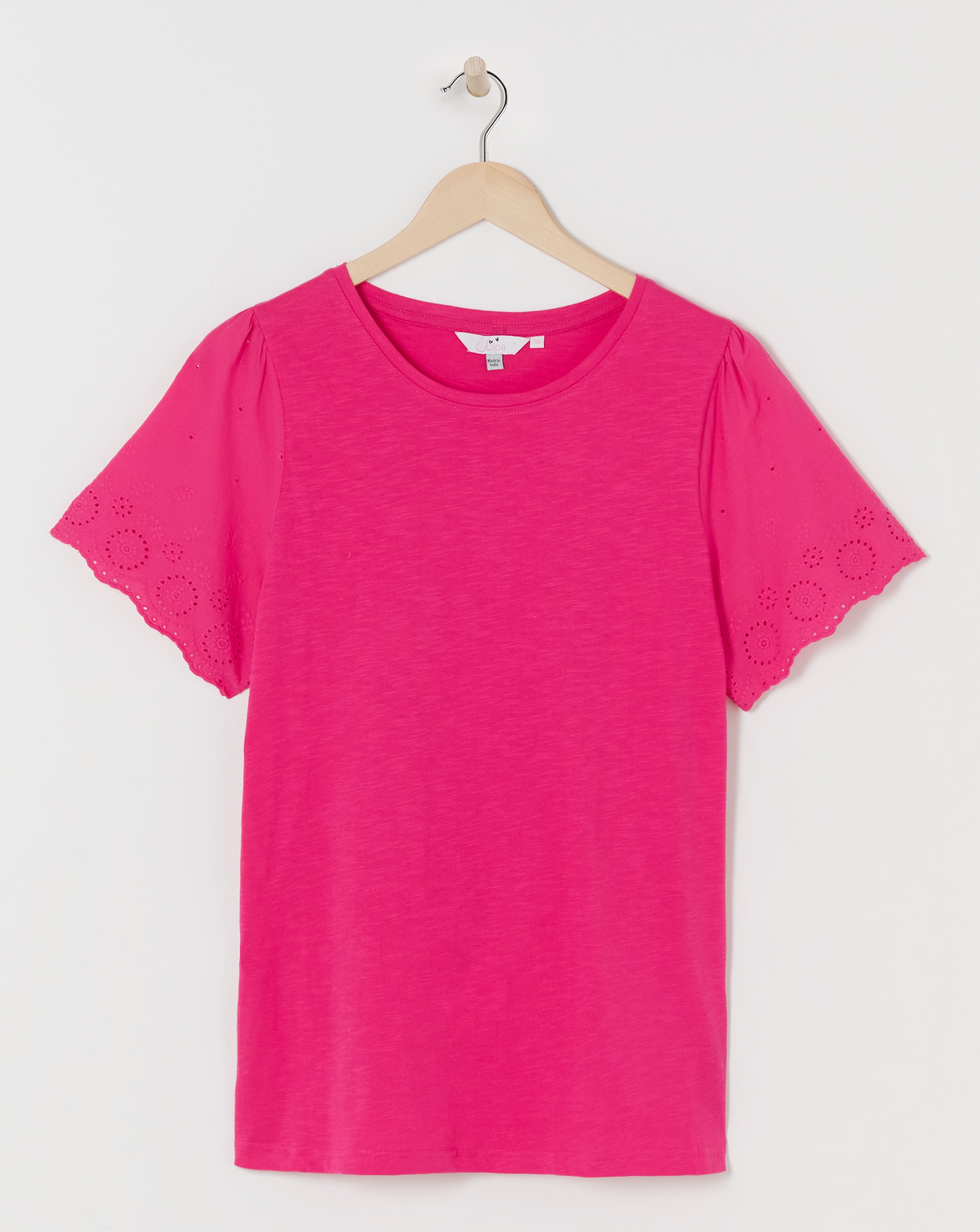 Julipa Broderie Sleeve T-Shirt