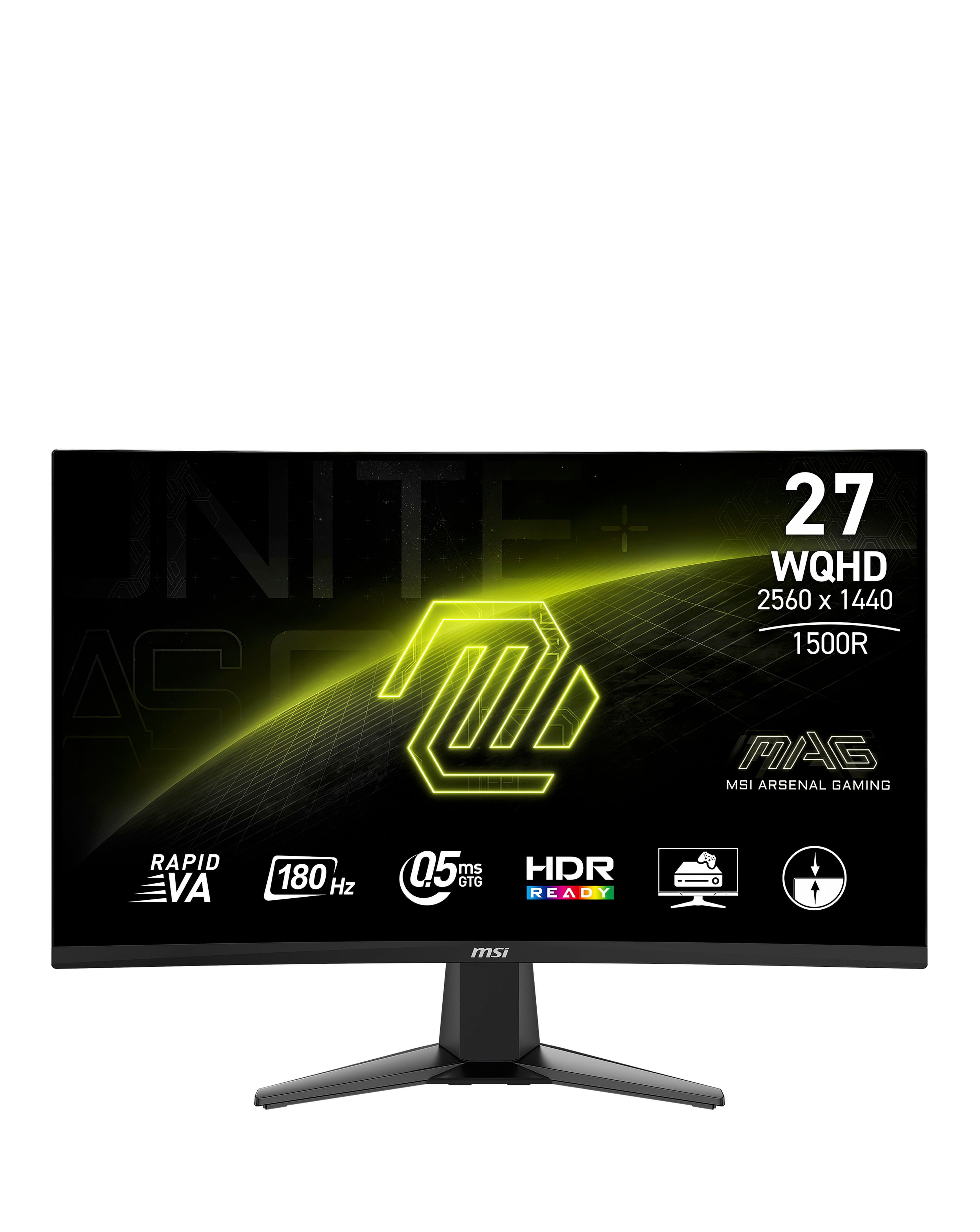 MAG 27CQ6F 27in WQHD VA 180Hz 0.5ms