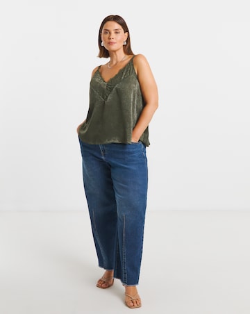 Khaki Lace Cami