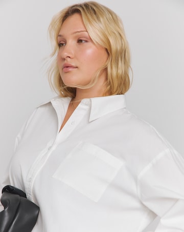 Oversized Cotton Poplin Shirt