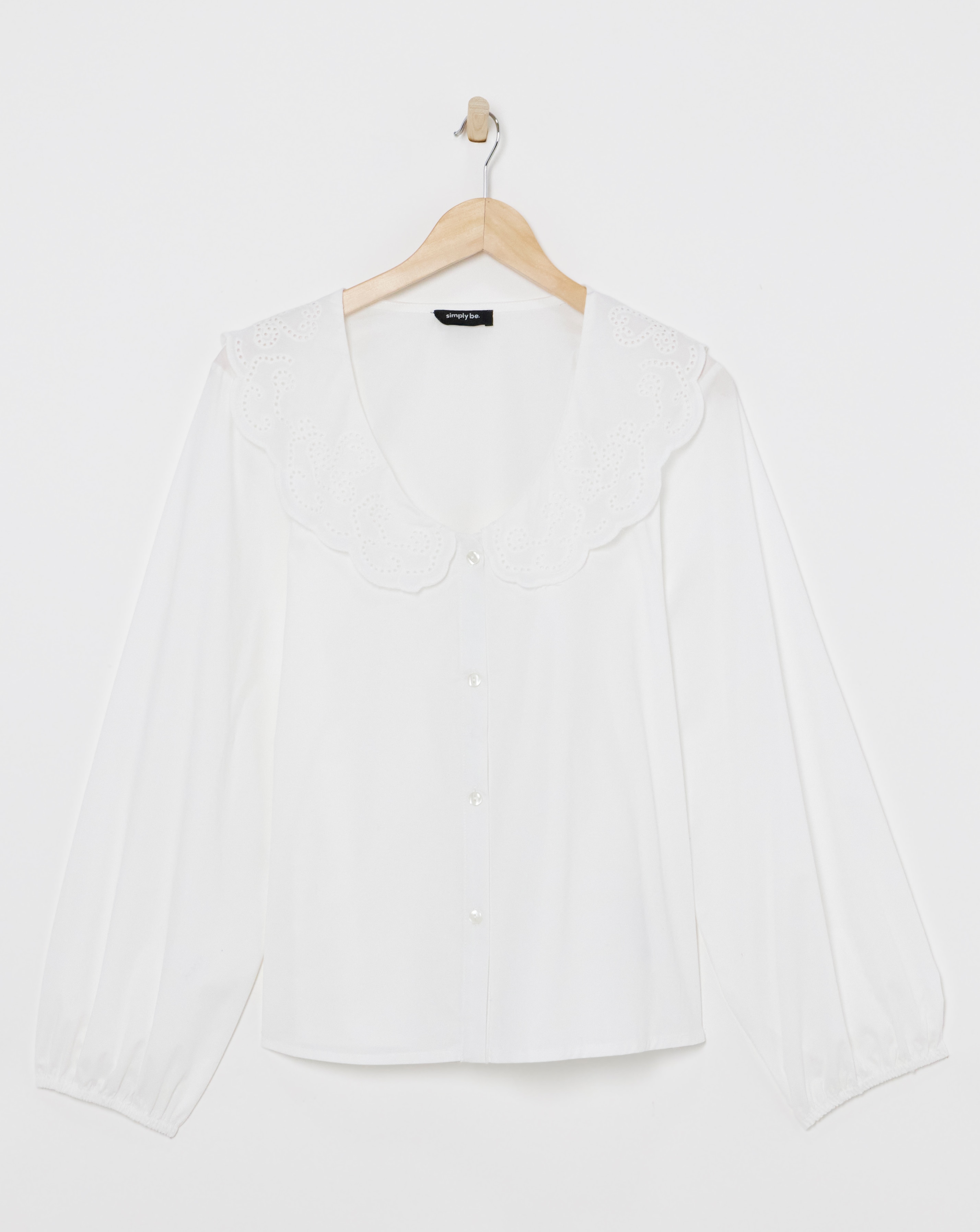 Simply Be Collared Poplin Shirt