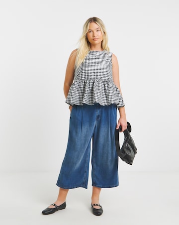 Simply Be Gingham Check Vest