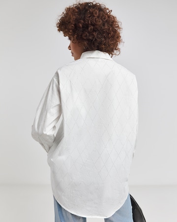 Embellished Oversized Shirt