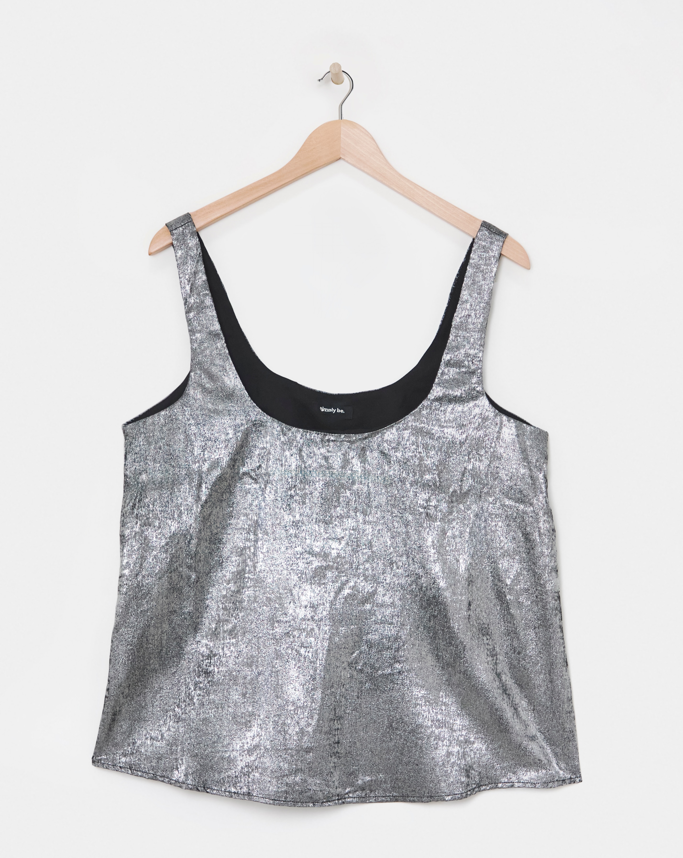 Silver Scoop Cami