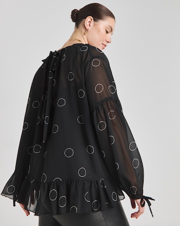 Spot Romantic Georgette Blouse