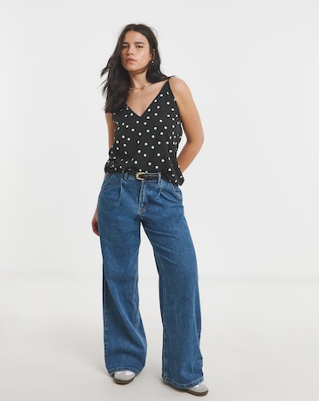 Simply Be V Neck Spot Print Cami