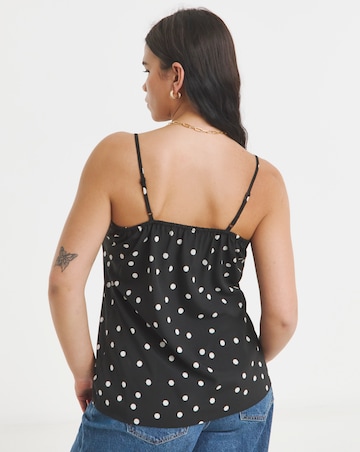 Simply Be V Neck Spot Print Cami