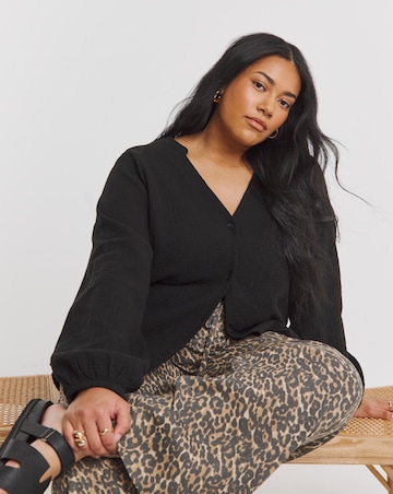 Simply Be Cheesecloth Boxy Shirt