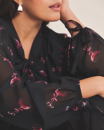 Simply Be Georgette Pussy Bow Blouse