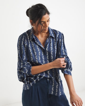 Floral Spun Viscose Shirt
