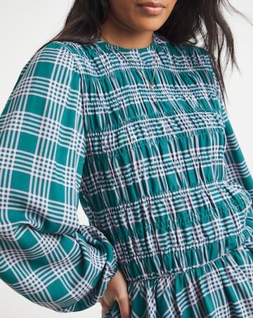 Simply Be Shirred Long Sleeve Top