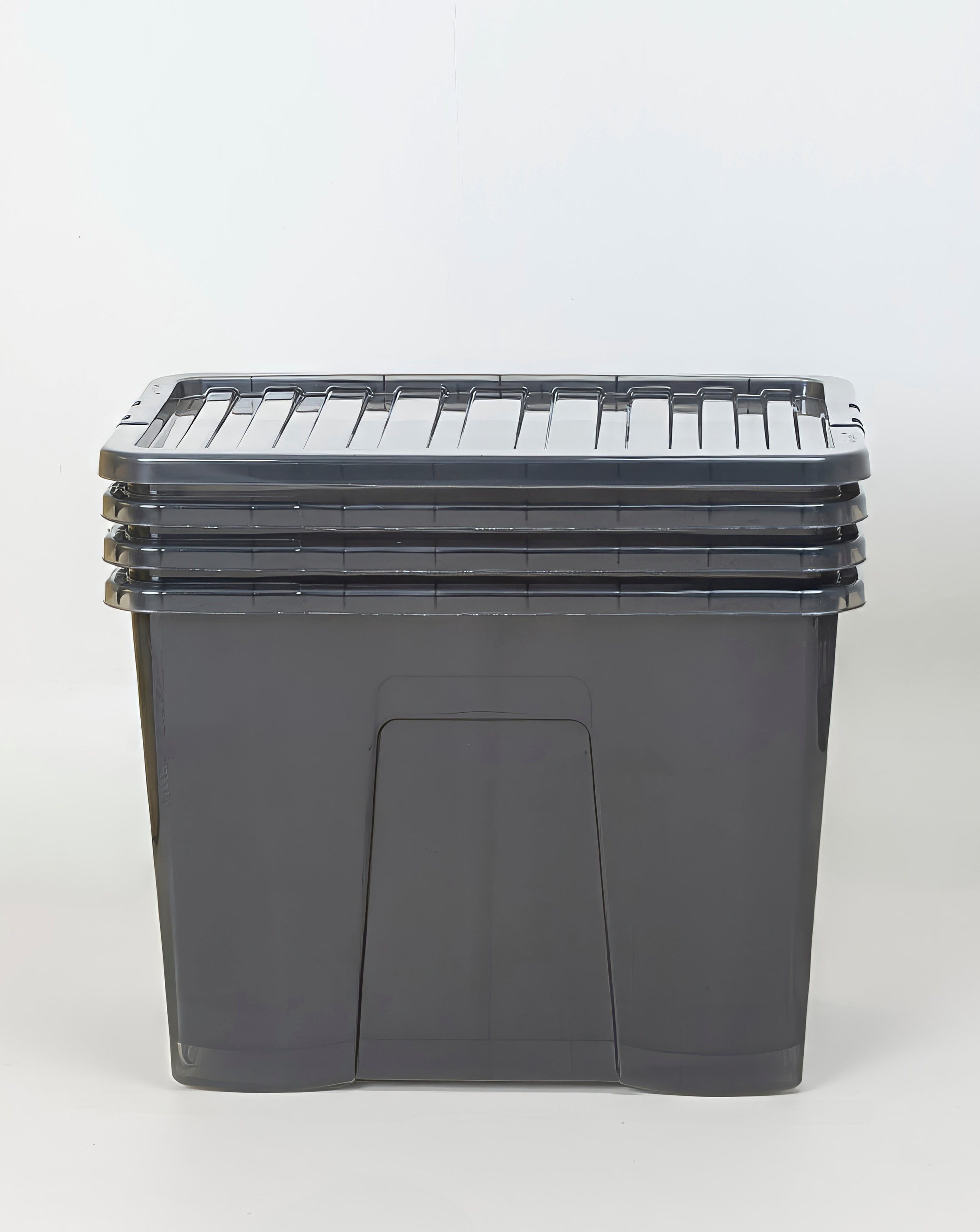 Wham Crystal Smoke Grey 80L Box 4PK