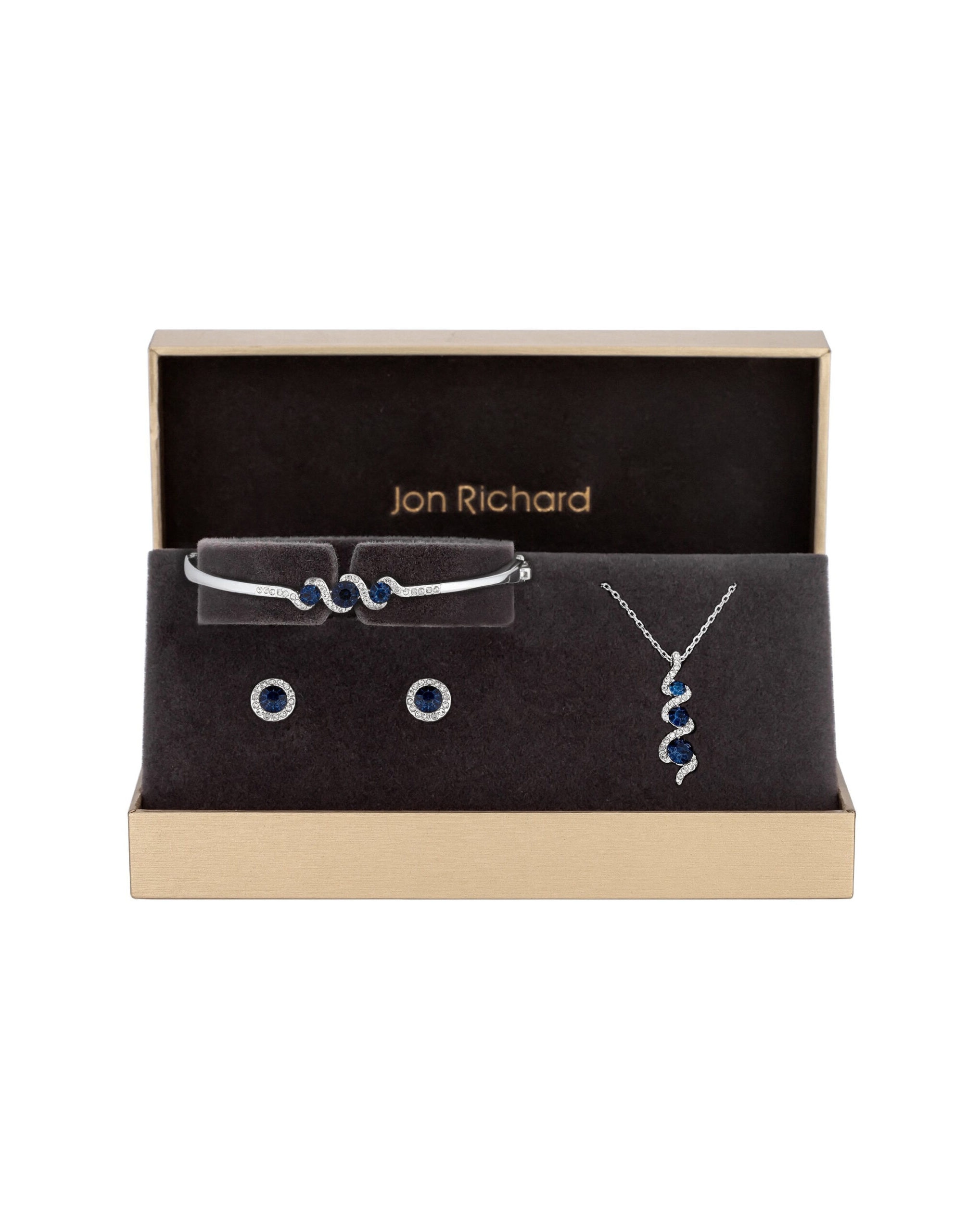 Jon Richard Sapphire Set - Gift Boxed
