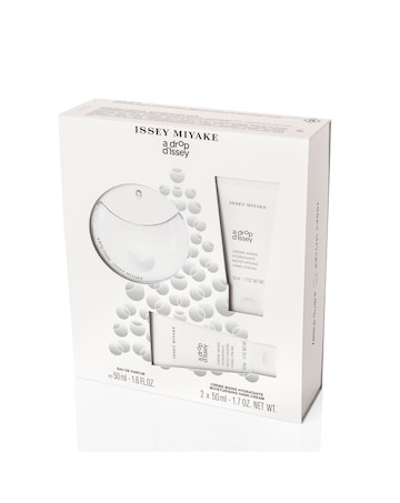 Issey Miyake A Drop D'Issey 50ml Eau De Parfum  and Hand Cream Gift Set