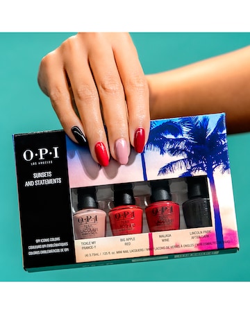 OPI Sunset and Statements 4 Piece Mini Nail Polish Set