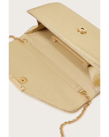 Monsoon Metallic Clutch Bag