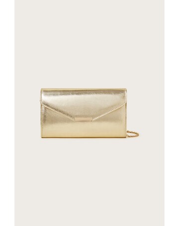 Monsoon Metallic Clutch Bag
