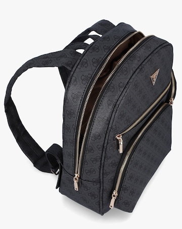 Guess Power Play Tech Coal Logo Backpack